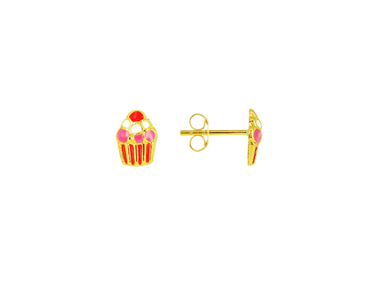 boucle d'oreilles enfant cupcake