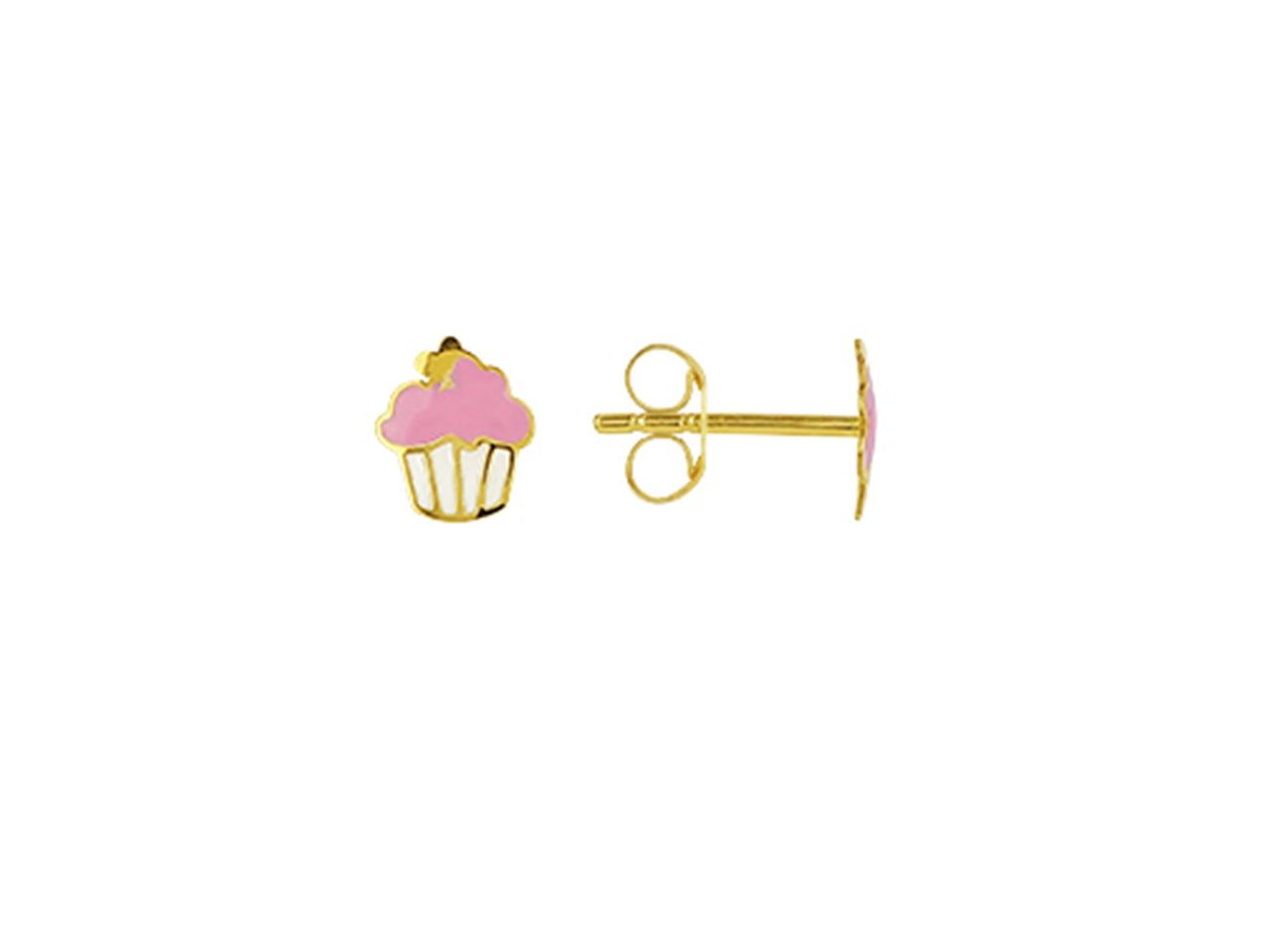 boucle d'oreilles enfant cupcake