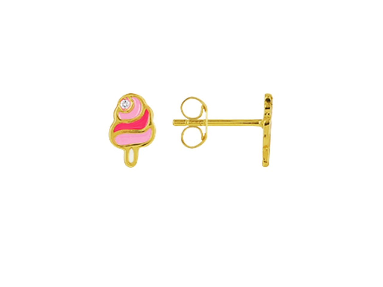 boucle d'oreilles enfant glace