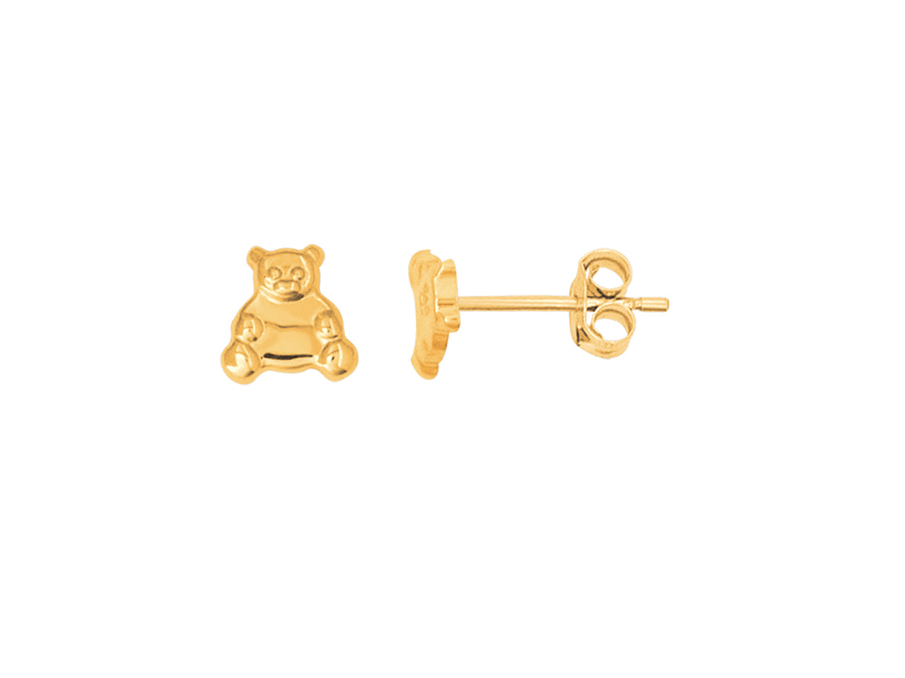 boucle d'oreilles enfant ours