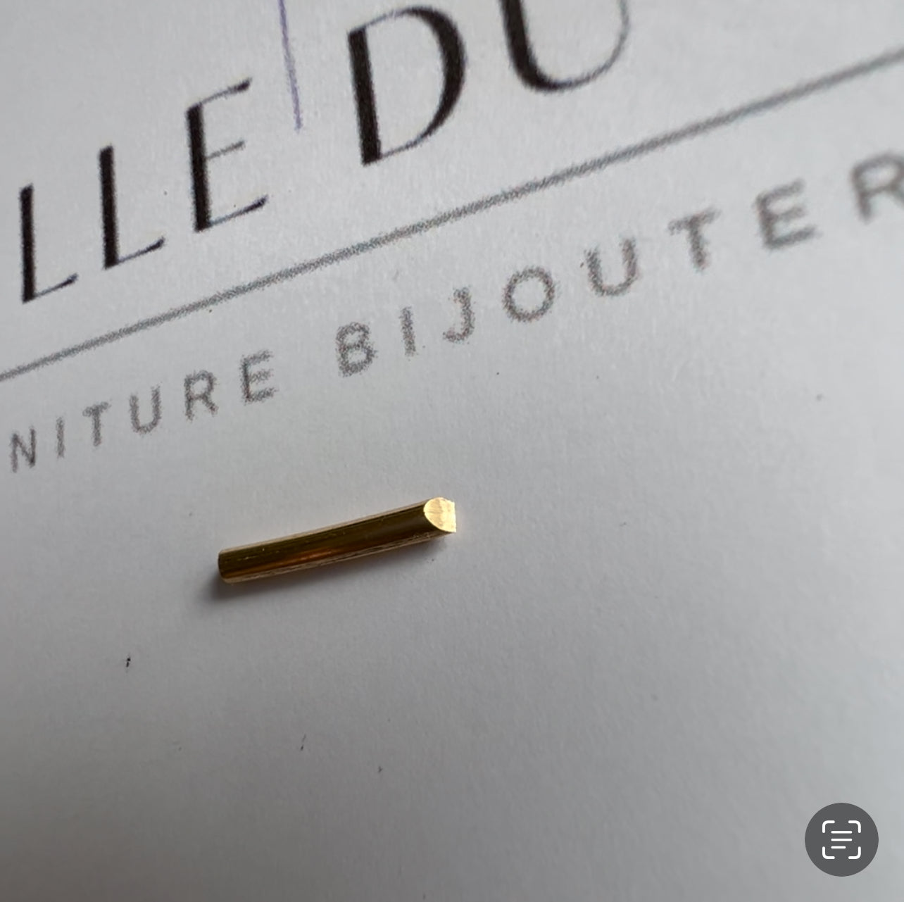 fil d'or 2.00 mm or 18 carats